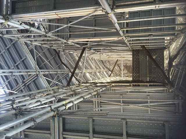 株式会社大創 足場内部